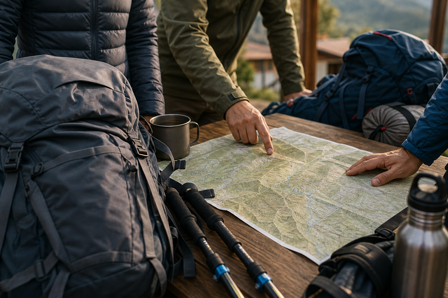 O trabalho invisível dos guias antes de uma viagem de montanha
